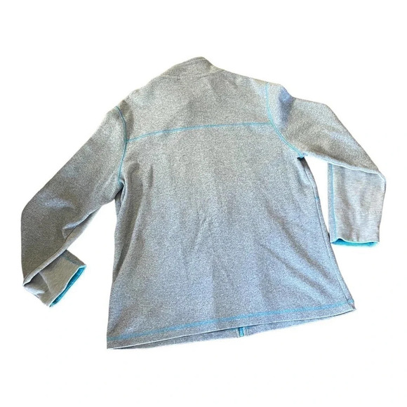 Drapers and Damons Womens Zip Up Sweater Size Large Gray Long Sleeve Casual - Picture 2 of 12